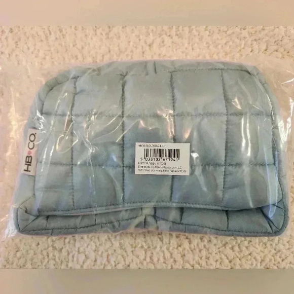 NWT  Small Quilted Blue Purse/handbag - Picture 8 of 8